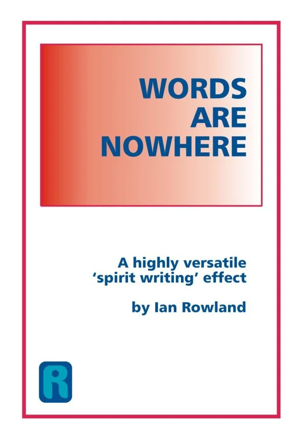 Words Are Nowhere By Ian Rowland - Click Image to Close